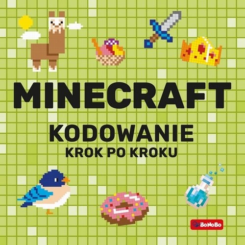 okładka Minecraft Kodowanie krok po kroku książka | Pluta Katarzyna