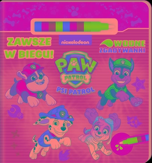 okładka Psi Patrol Wodne Zgadywanki Część 3 książka