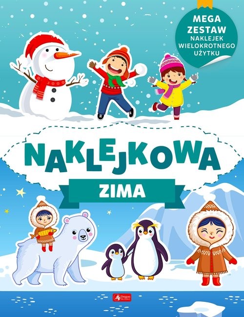 okładka Naklejkowa zima książka