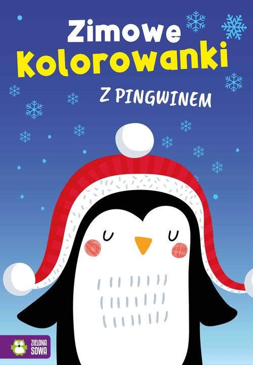 okładka Zimowe kolorowanki z pingwinem książka