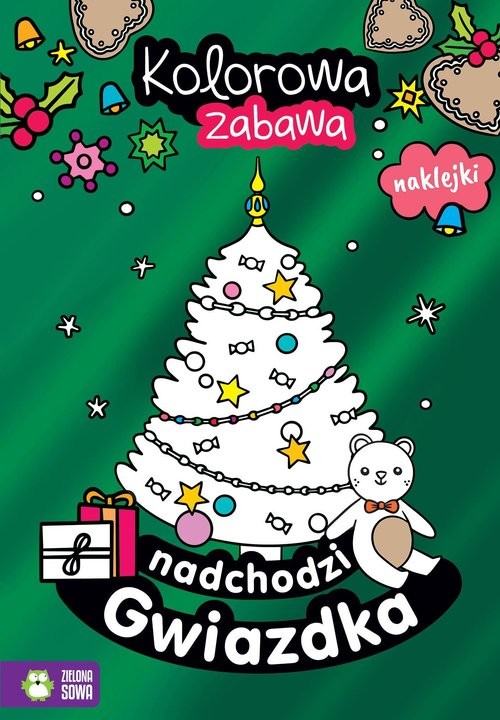 okładka Kolorowa zabawa Nadchodzi Gwiazdka książka