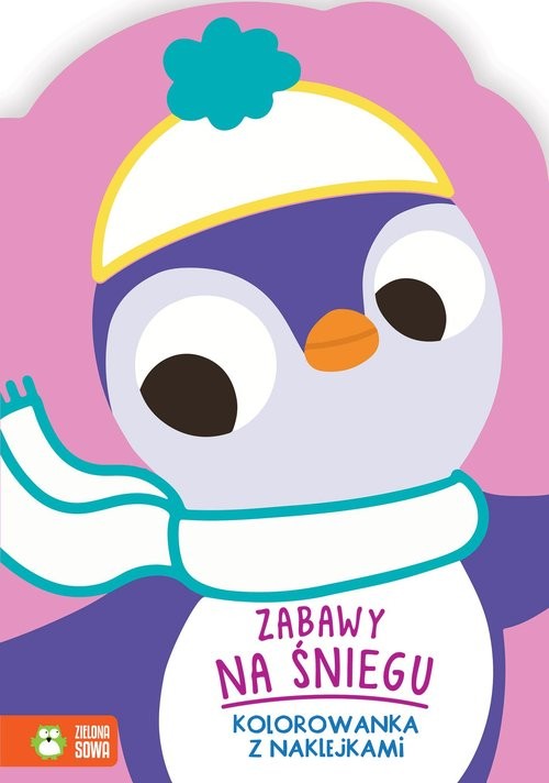 okładka Zimowe kolorowanie Zabawy na śniegu książka