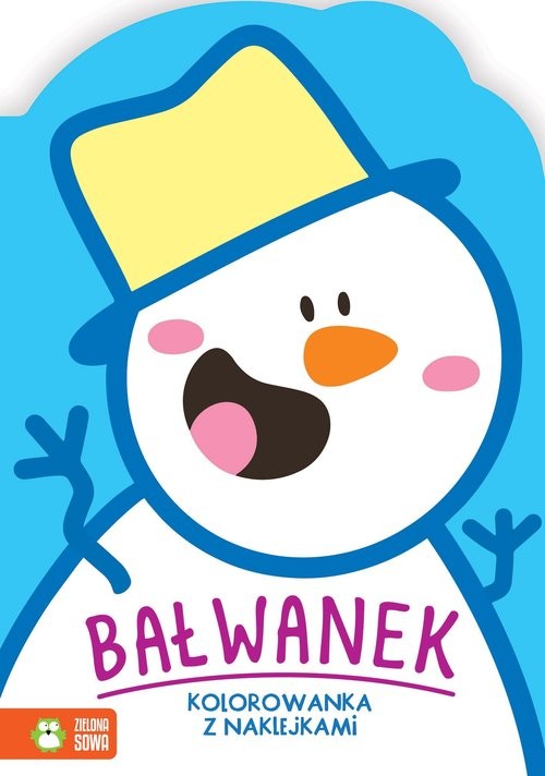 okładka Zimowe kolorowanie Bałwanek książka