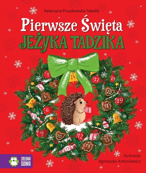 okładka Pierwsze Święta jeżyka Tadzika książka | Katarzyna Pruszkowska-Sokalla