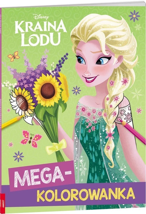 okładka Kraina Lodu. Megakolorowanka książka