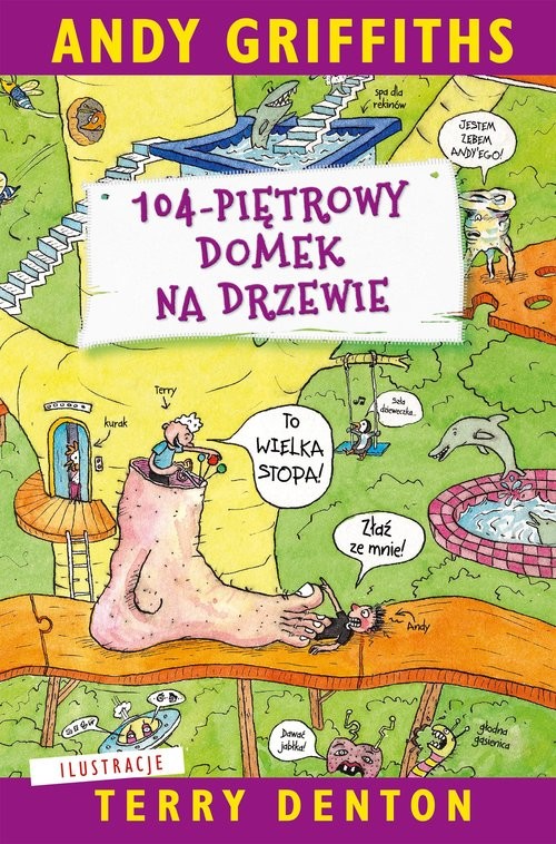 okładka 104-piętrowy domek na drzewie
 książka | Andy Griffiths