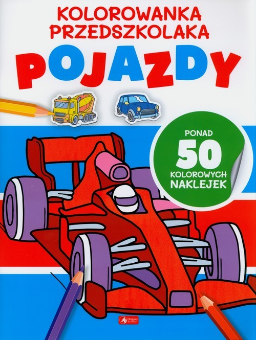 okładka Kolorowanka przedszkolaka Pojazdy książka