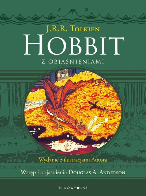 okładka Hobbit z objaśnieniami książka | J.R.R. Tolkien