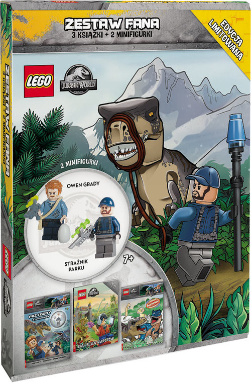 okładka LEGO Jurrasic World Zestaw fana książka