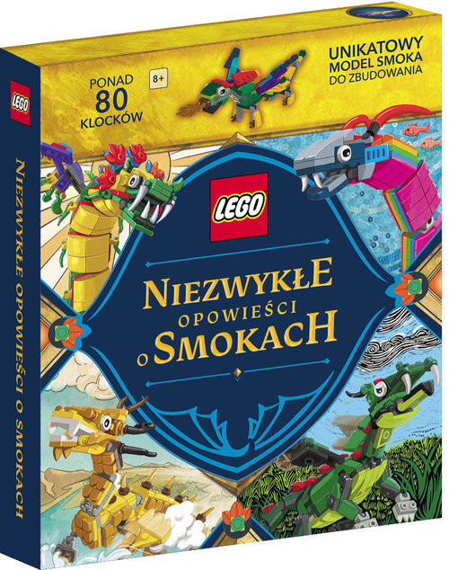 okładka Lego Master Brand Niezwykłe opowieści o smokach książka