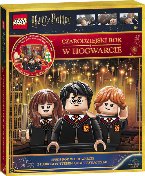 okładka LEGO Harry Potter Czarodziejski rok w Hogwarcie książka