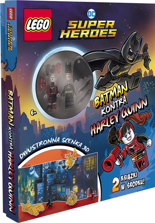 okładka LEGO DC COMICS Super Heroes Batman konra Harley książka