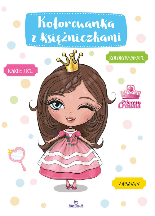 okładka Kolorowanka z księżniczkami książka | Monika Matusiak