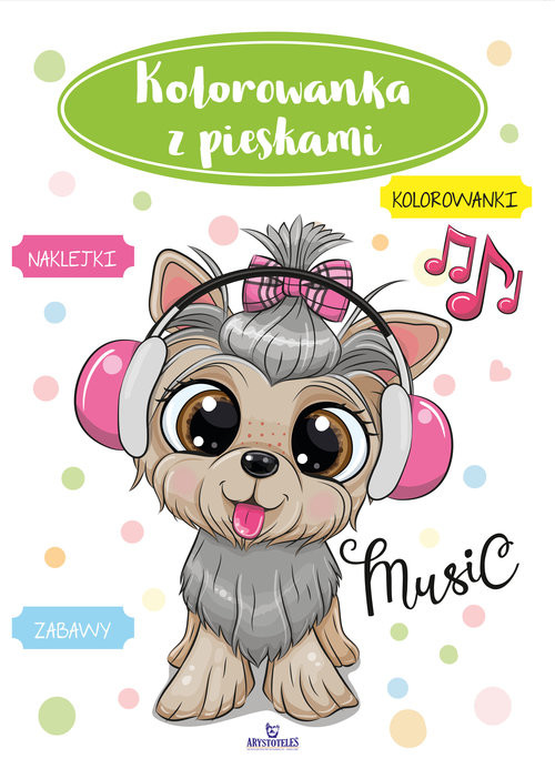 okładka Kolorowanka z pieskami książka | Monika Matusiak