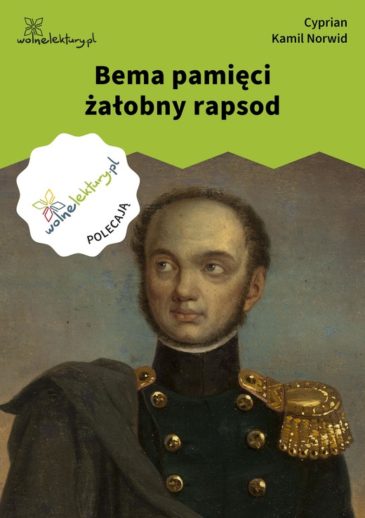 okładka Bema pamięci żałobny rapsod ebook | epub, mobi | Cyprian Kamil Norwid