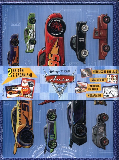 okładka Auta 3 Zestaw książek z dodatkami książka