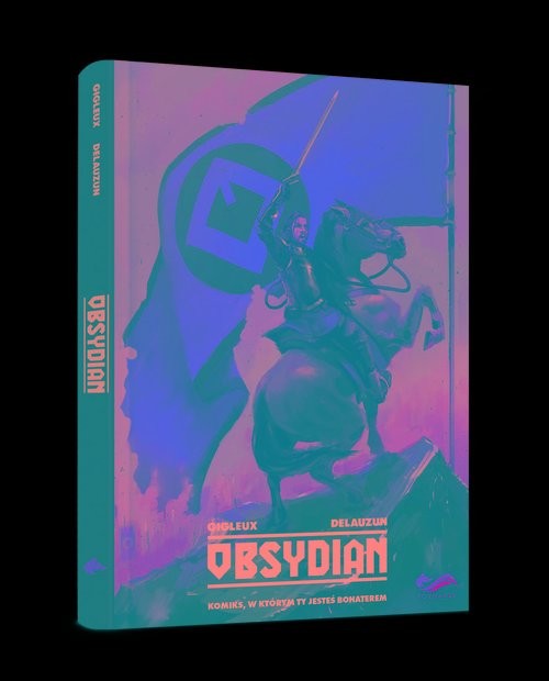 okładka Komiks paragrafowy Obsydian książka | Gigleux