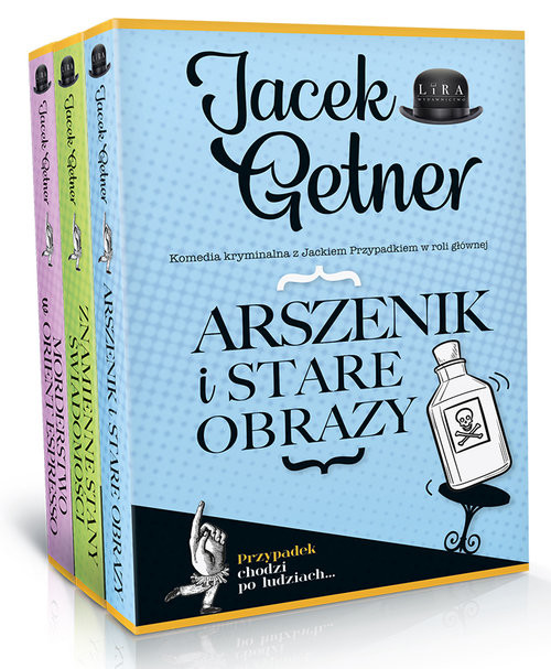 okładka Trzy komedie kryminalne z Jackiem Przypadkiem Pakiet książka | Jacek Getner