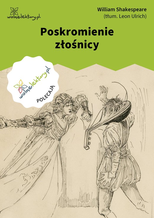 okładka Poskromienie złośnicy ebook | epub, mobi | William Shakespeare