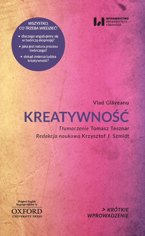 okładka Kreatywność ebook | epub, mobi, pdf | Vlad Glăveanu