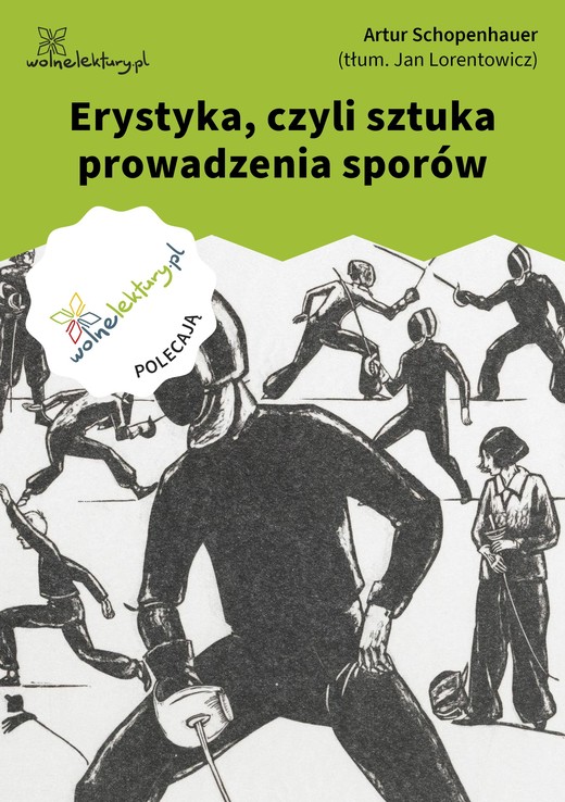 okładka Erystyka, czyli sztuka prowadzenia sporów ebook | epub, mobi | Artur Schopenhauer