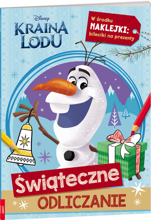 okładka Kraina Lodu Świąteczne odliczanie książka