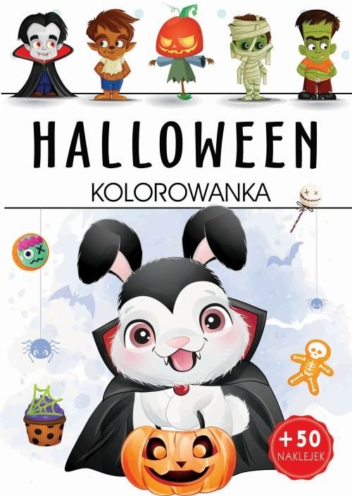 okładka Halloween kolorowanka książka