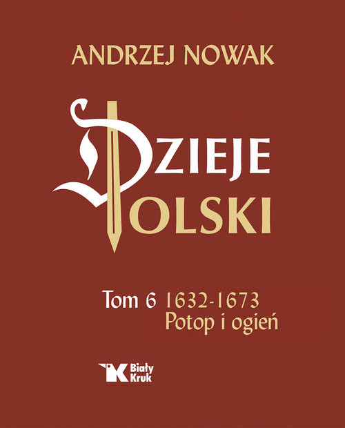 okładka Dzieje Polski Tom 6 Potop i ogień 1632-1673 książka | Andrzej Nowak