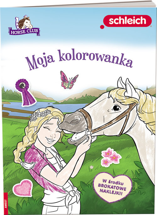 okładka Schleich Horse Club Moja kolorowanka książka