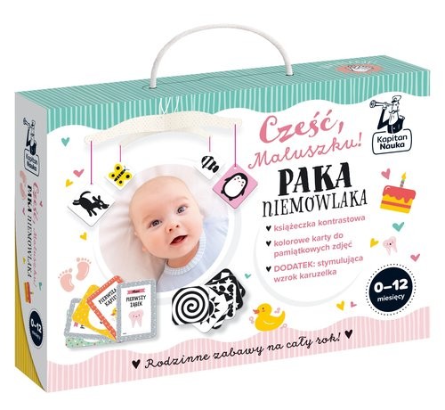 okładka Cześć, Maluszku! Paka niemowlaka książka | Izabela Gołaszewska
