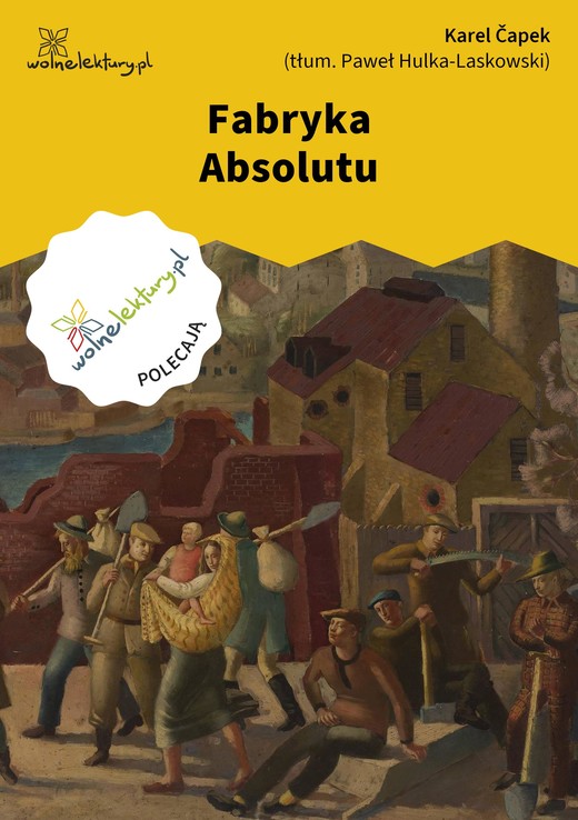 okładka Fabryka Absolutu ebook | epub, mobi | Karel Čapek