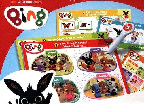 okładka Bing Elektroniczny quiz z długopisem książka