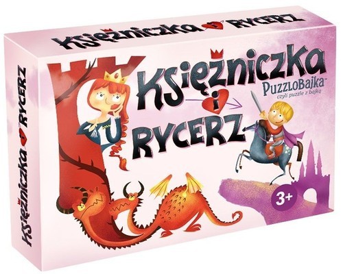 okładka Księżniczka i Rycerz Puzzlobajka książka