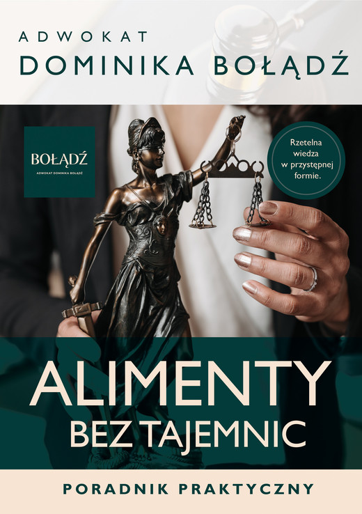 okładka Alimenty bez tajemnic ebook | epub, mobi, pdf | adw. Dominika Bołądź
