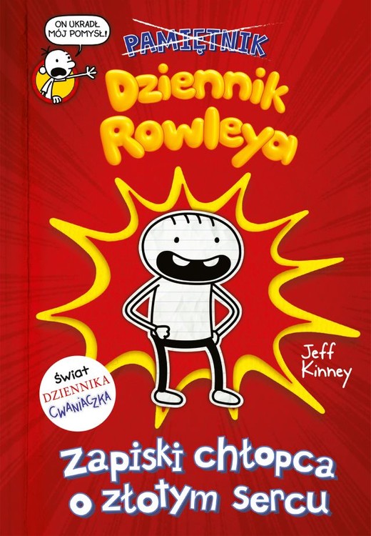 okładka Dziennik Rowleya. Zapiski chłopca o złotym sercu książka | Jeff Kinney