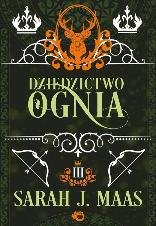 okładka Dziedzictwo ognia. Szklany Tron. Tom 3 wyd. 2023 książka | Sarah J. Maas