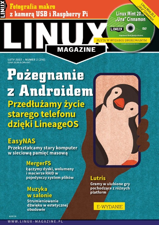 okładka Linux Magazine (luty 2022) Linux Magazine (luty 2022) ebook | epub, mobi, pdf | Praca zbiorowa