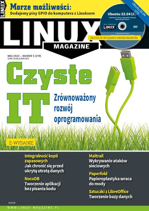 okładka Linux Magazine (czerwiec 2022) Linux Magazine (czerwiec 2022) ebook | epub, mobi, pdf | Praca zbiorowa