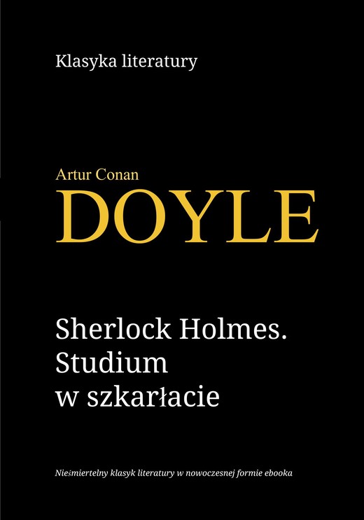 okładka Sherlock Holmes. Studium w szkarłacie ebook | epub, mobi | Arthur Conan Doyle