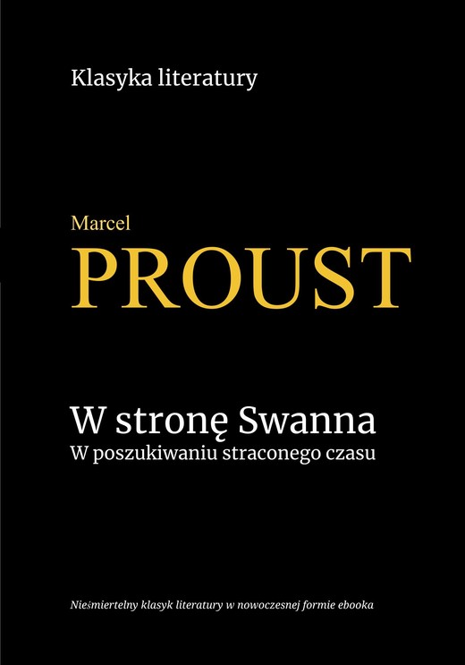 okładka W stronę Swanna. W poszukiwaniu straconego czasu. ebook | epub, mobi | Marcel Proust