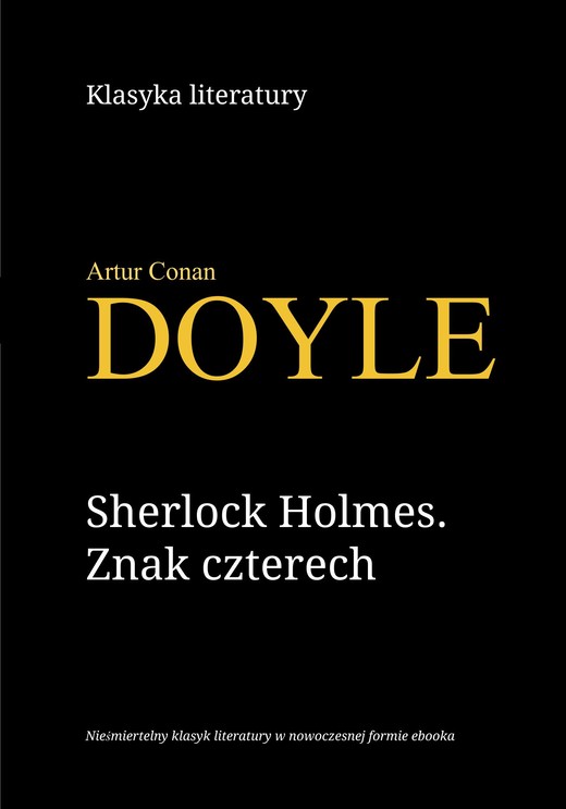 okładka Sherlock Holmes. Znak czterech ebook | epub, mobi | Arthur Conan Doyle