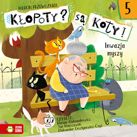 okładka Kłopoty? Są koty! Inwazja myszy audiobook | MP3 | Marcin Przewoźniak