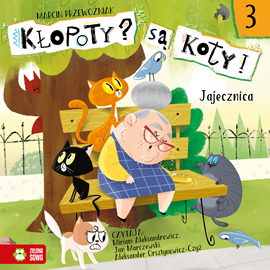 okładka Kłopoty? Są koty! Jajecznica audiobook | MP3 | Marcin Przewoźniak