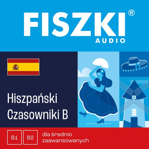 okładka FISZKI audio – hiszpański - Czasowniki dla średnio zaawansowanych audiobook | MP3 | Magdalena Kaczorowska, Kinga Perczyńska