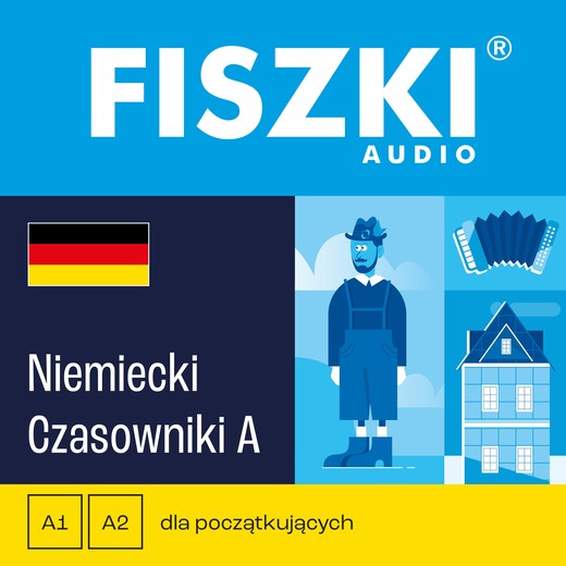 okładka FISZKI audio – niemiecki – Czasowniki dla początkujących audiobook | MP3 | Kinga Perczyńska