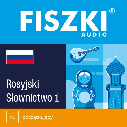 okładka FISZKI audio – rosyjski – Słownictwo 1 audiobook | MP3 | Kinga Perczyńska
