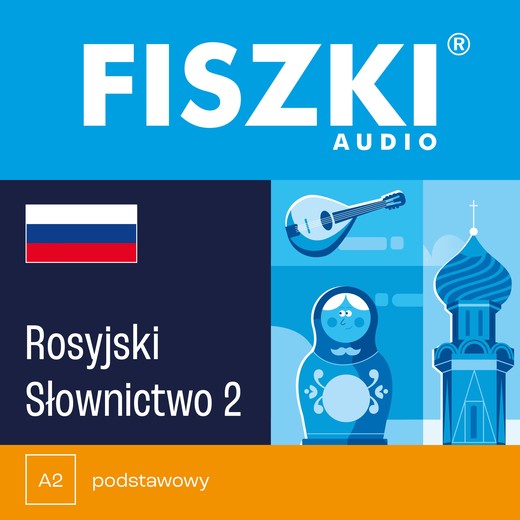 okładka FISZKI audio – rosyjski – Słownictwo 2 audiobook | MP3 | Kinga Perczyńska