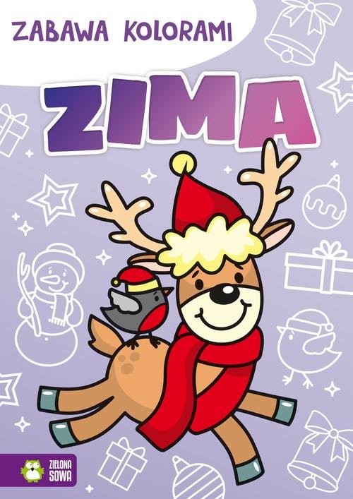 okładka Zabawa kolorami Zima książka | Barbara Supeł, Anetta Radziszewska
