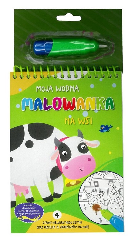 okładka Moja wodna malowanka Na wsi książka