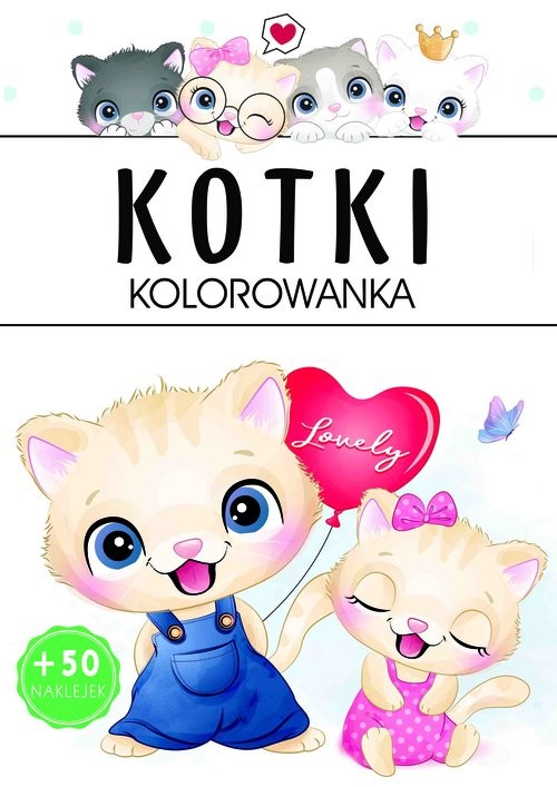okładka Kotki kolorowanka książka